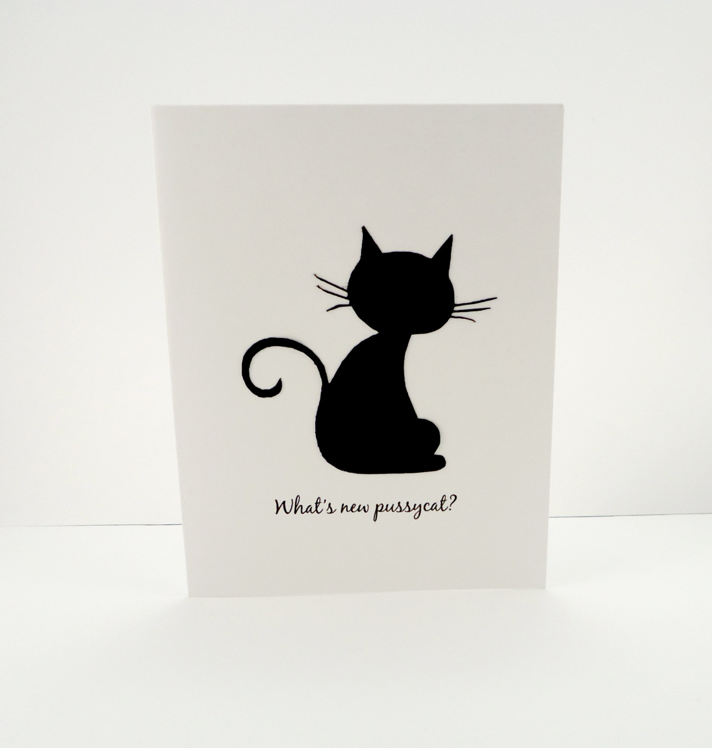 Cat animal card idea
